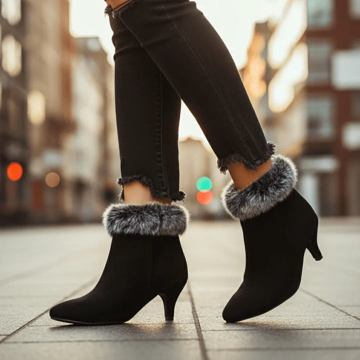 Botas de Piel de Piel Sintética Aurora