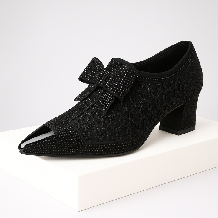 Zapatos de Tacón Vivienne con Lazo